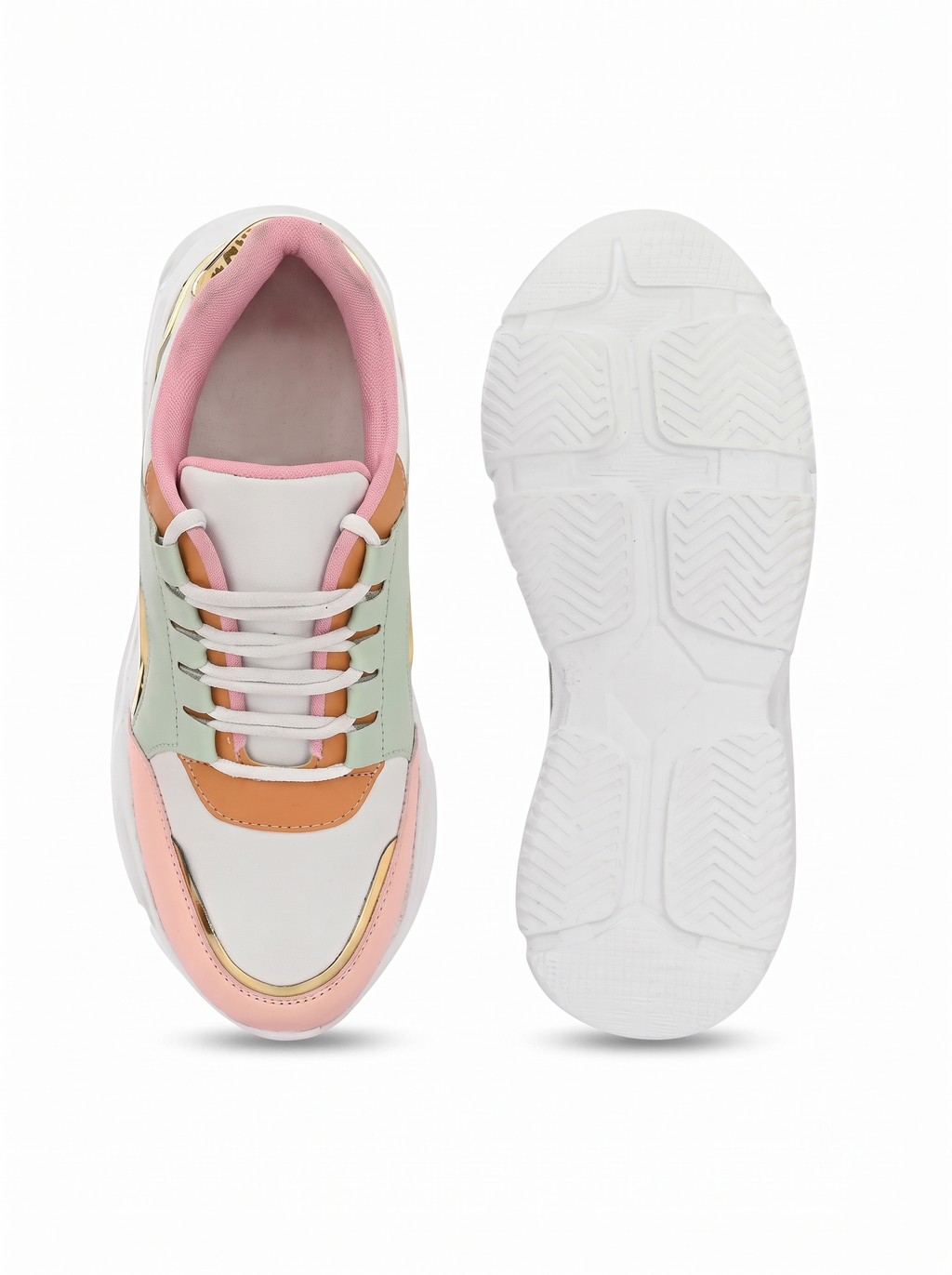 Women Colourblocked Light-Weight Sneakers