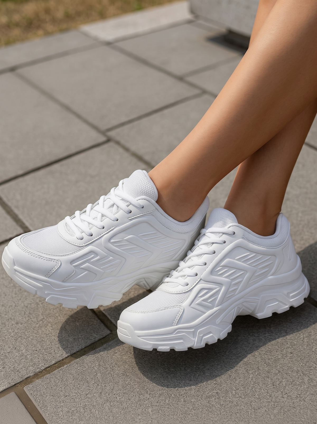 Women Textured Sneakers