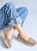 Women Textured Loafers