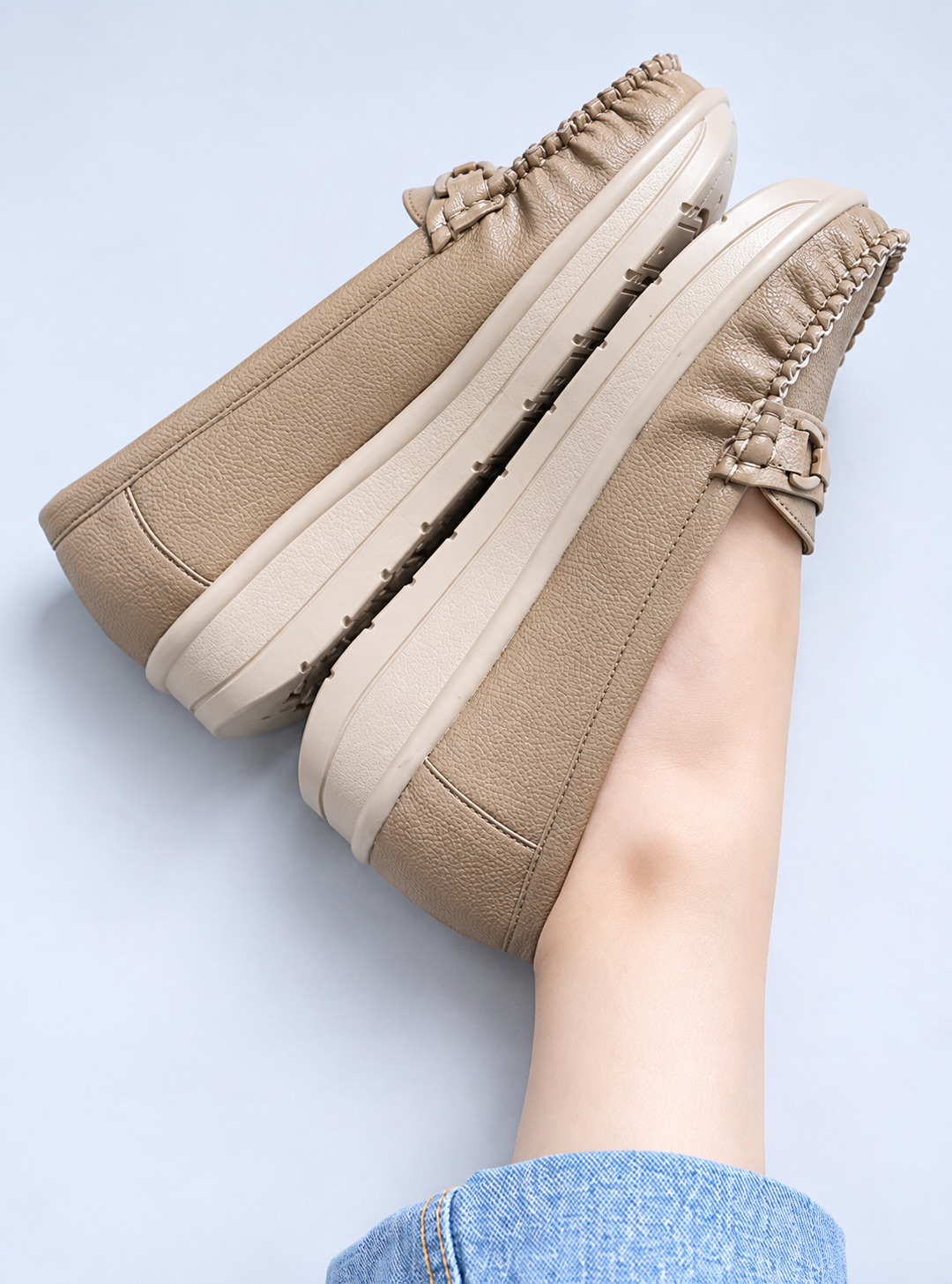 Women Textured Loafers