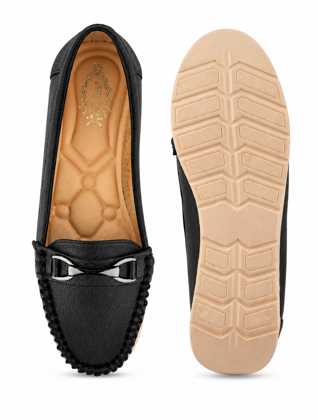 Women Western Embellished Slip-On Loafers
