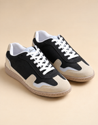 Women Colourblocked Suede Sneakers