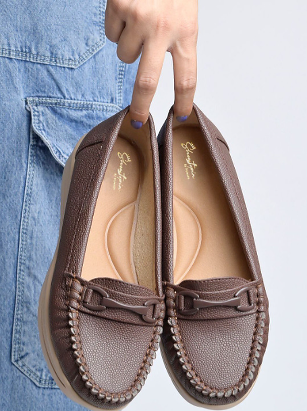 Women Textured Loafers