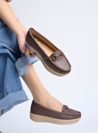 Women Textured Loafers