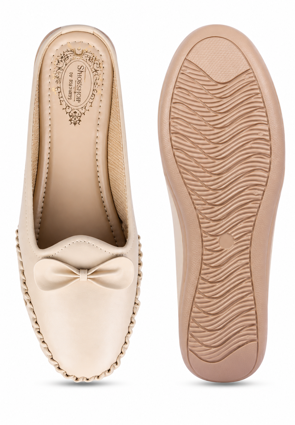 Women Solid Loafers With Bows