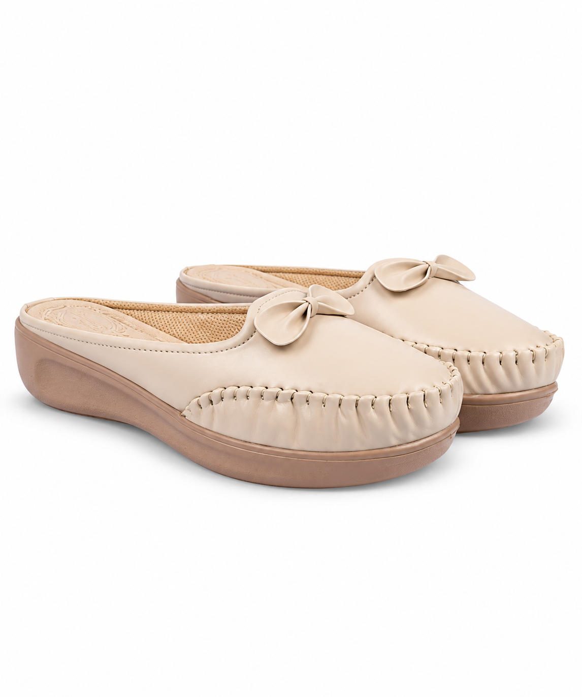 Women Solid Loafers With Bows