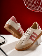 Women Colourblocked Lac-Up Sneakers