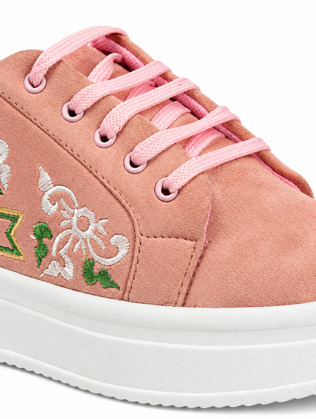Women Printed Suede Sneakers