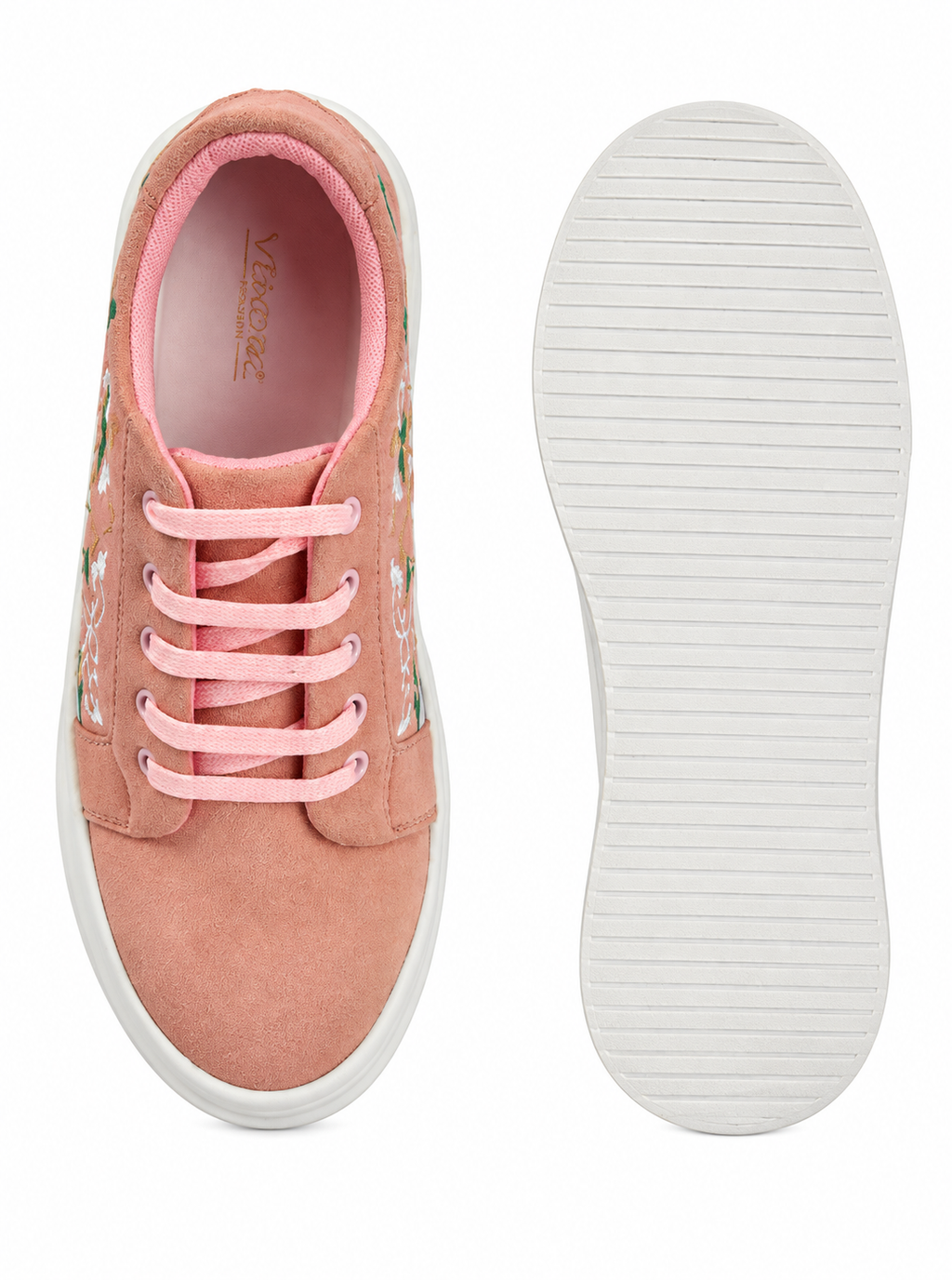 Women Printed Suede Sneakers