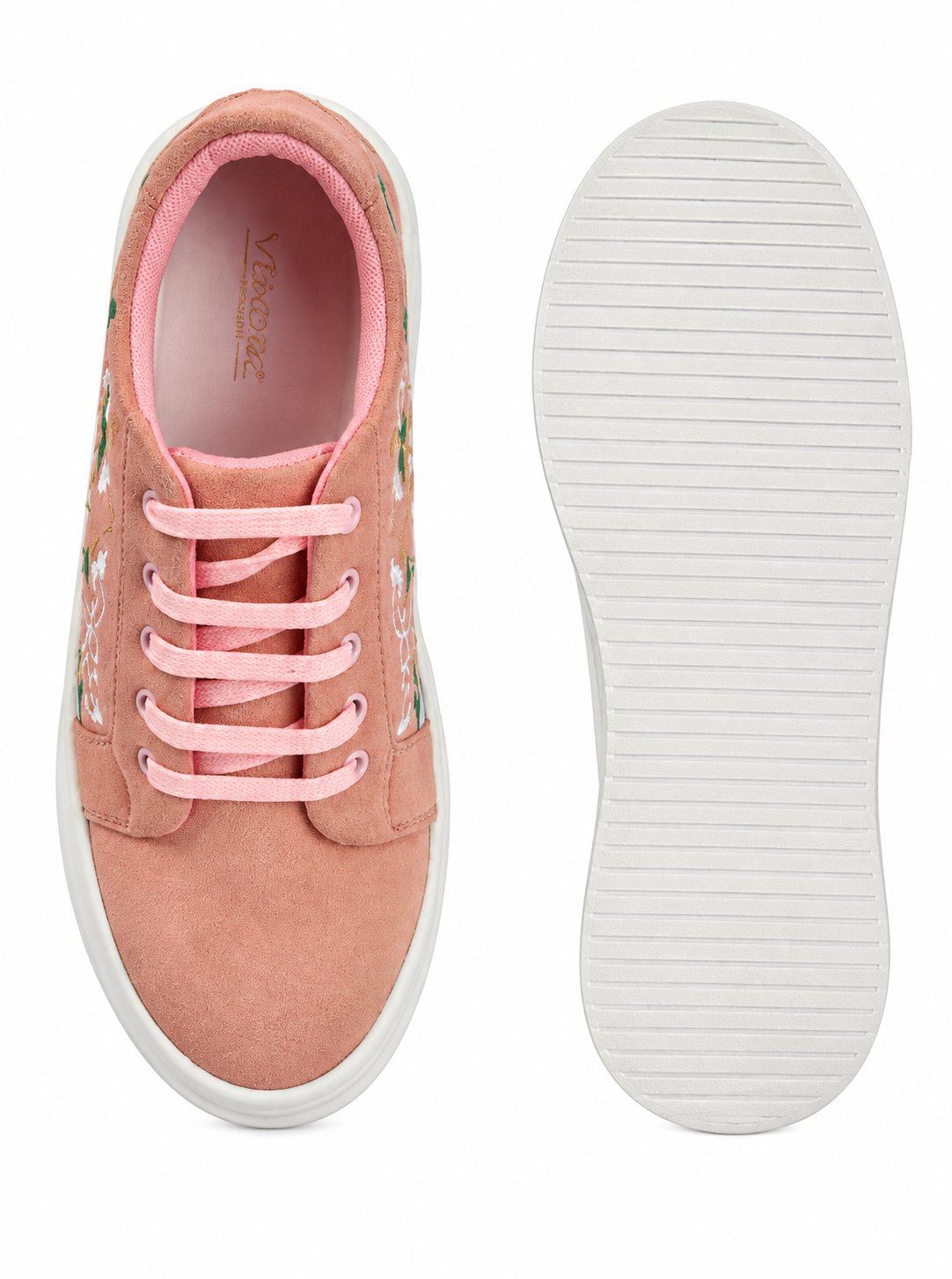Women Printed Suede Sneakers
