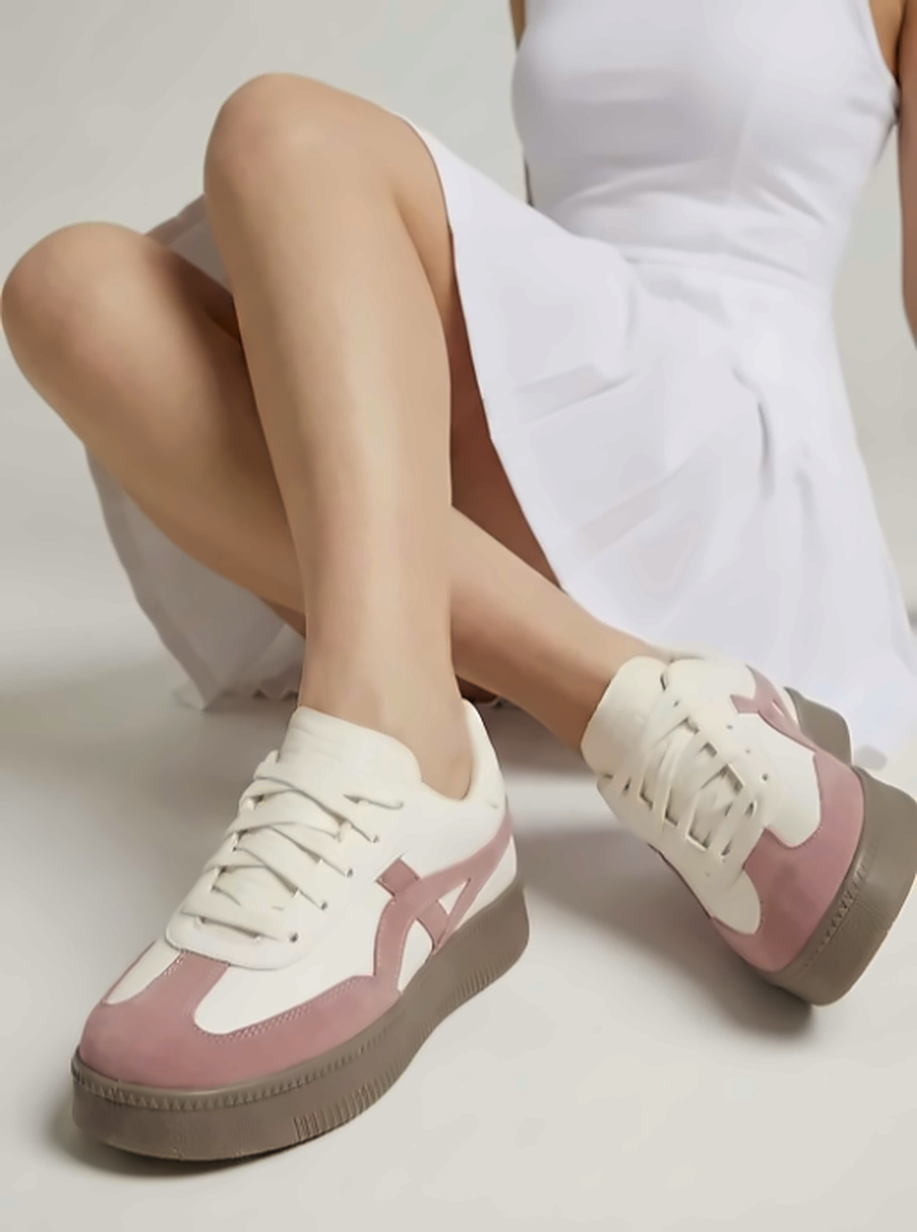 Women Colourblocked PU Sneakers