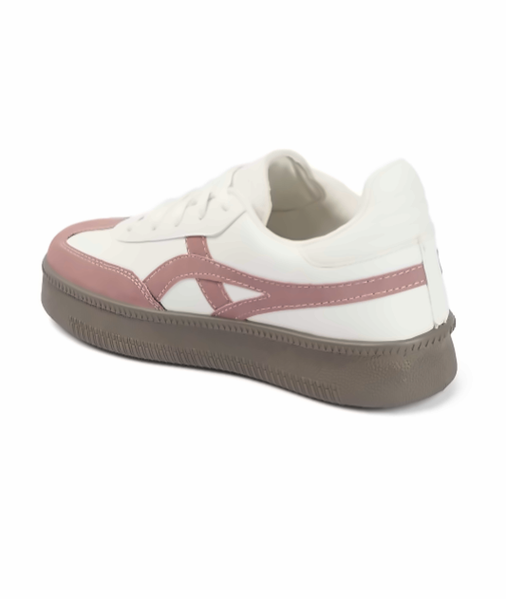 Women Colourblocked PU Sneakers