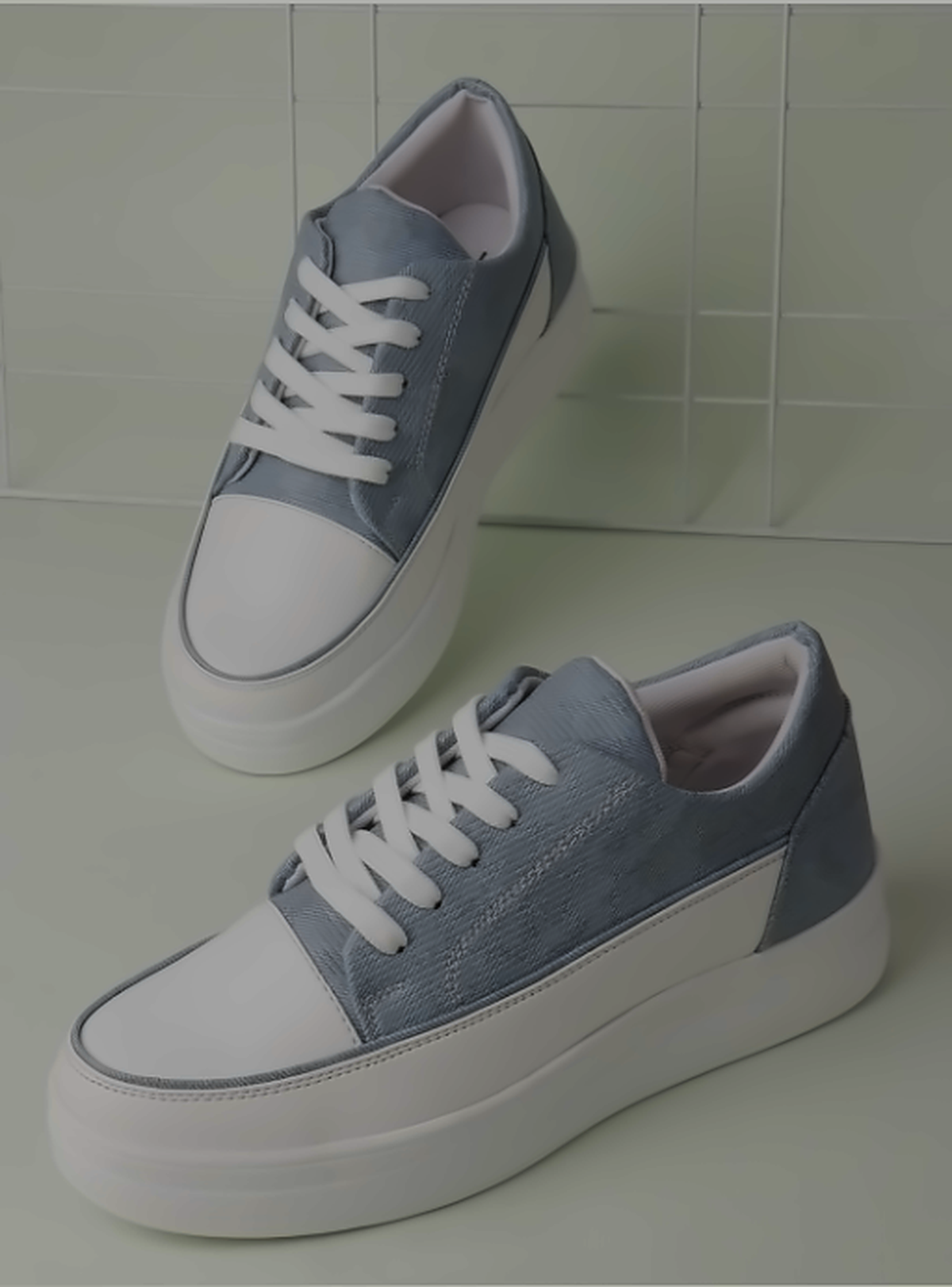 Women Textured Lace-Ups Sneakers
