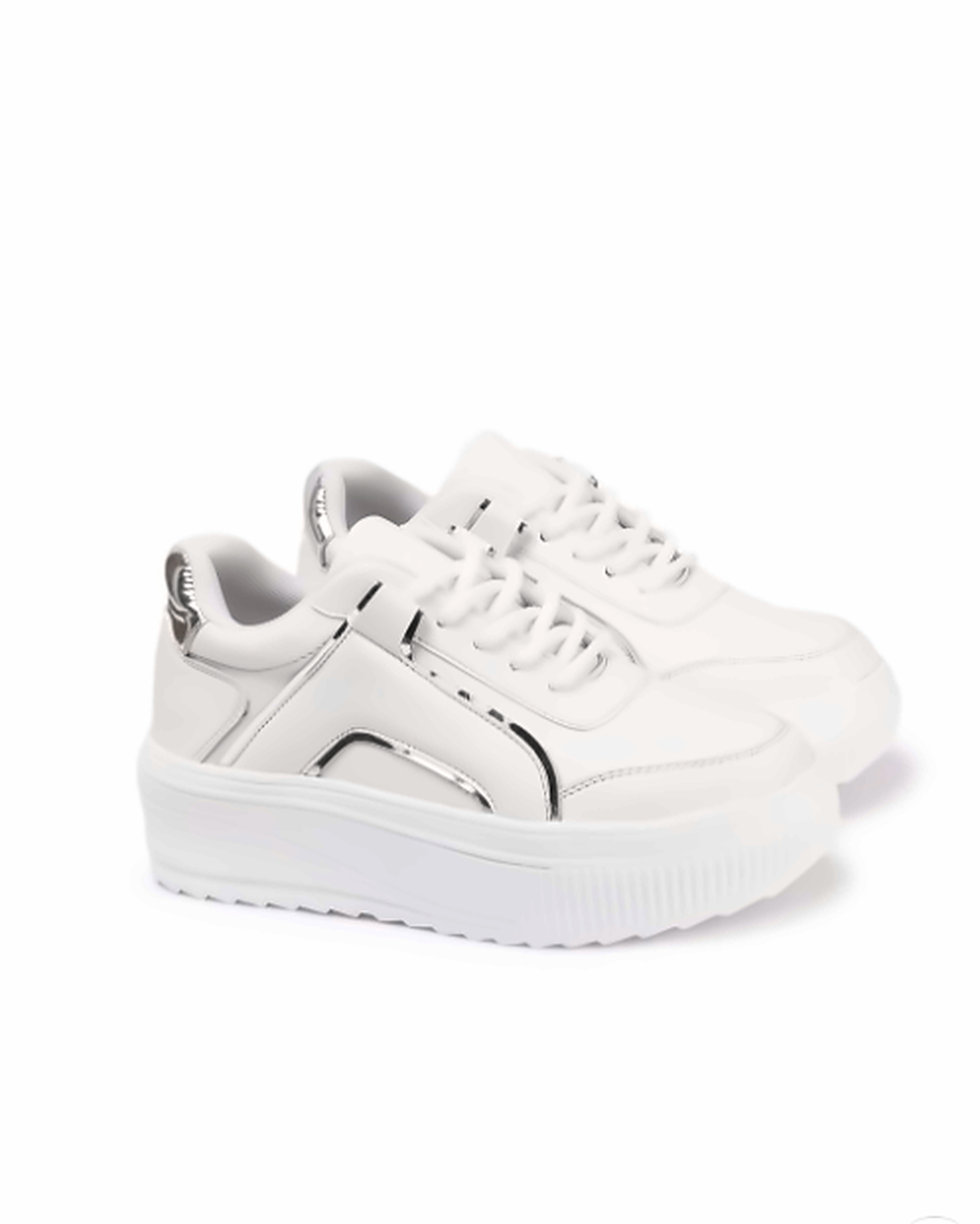 Women Round Toe Lace-Ups Lightweight Sneakers