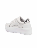 Women Round Toe Lace-Ups Lightweight Sneakers