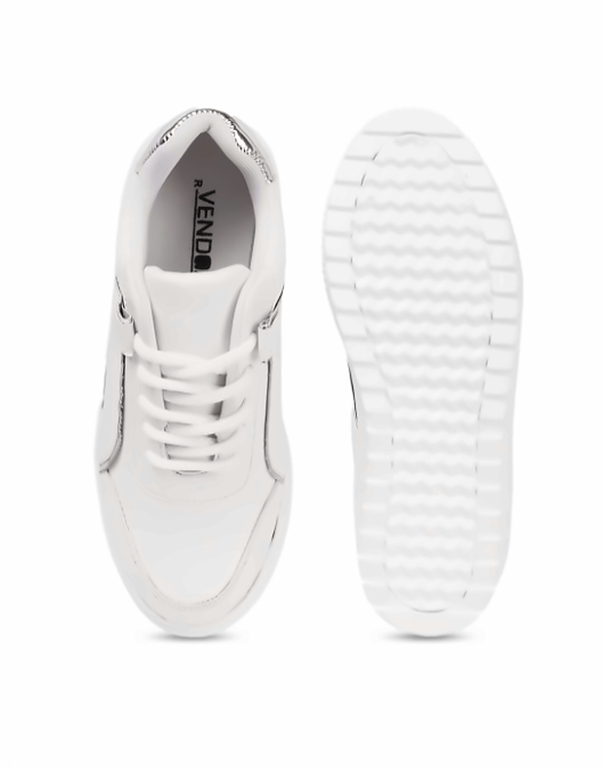 Women Round Toe Lace-Ups Lightweight Sneakers
