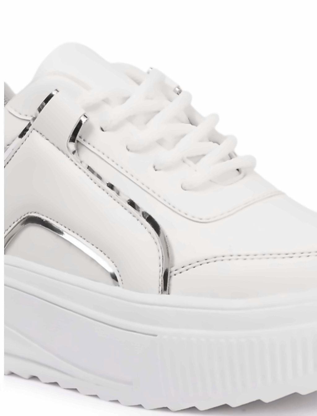 Women Round Toe Lace-Ups Lightweight Sneakers