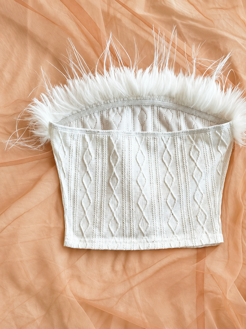 Feather Tube Top