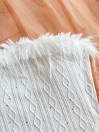 Feather Tube Top