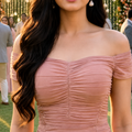 Women Striped Bodycon Dress