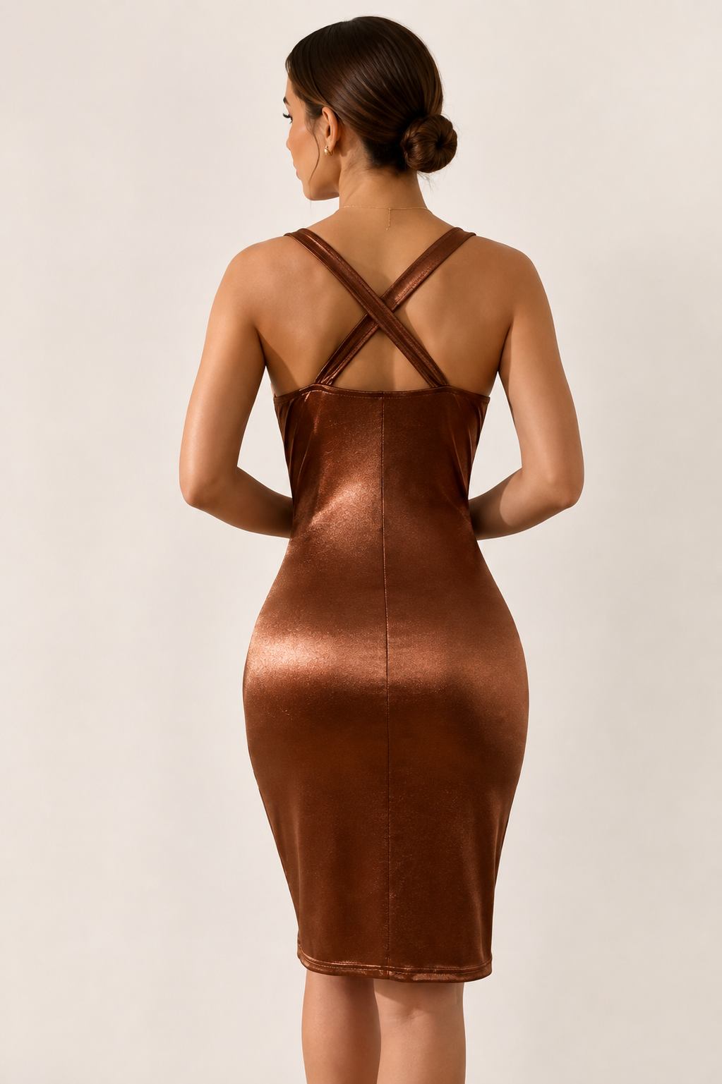Bodycon Mini Silk Dress