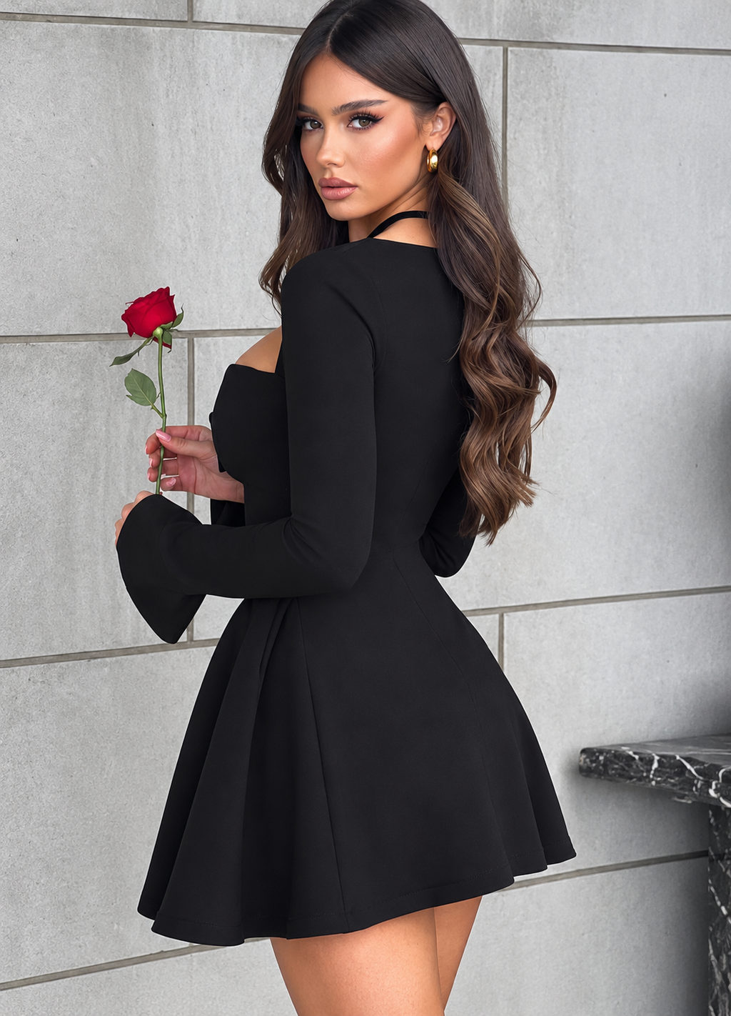 A-Line Mini Dress