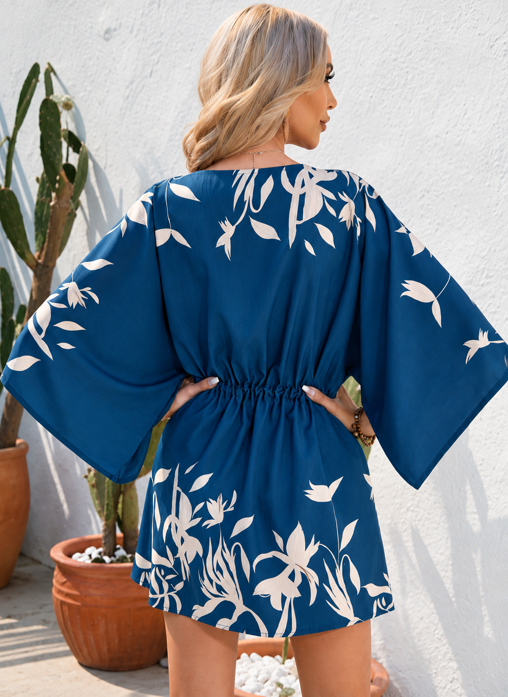 Women Floral Printed A-Line Mini Dress