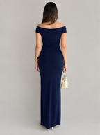 One Shoulder Bodycon Maxi Dress