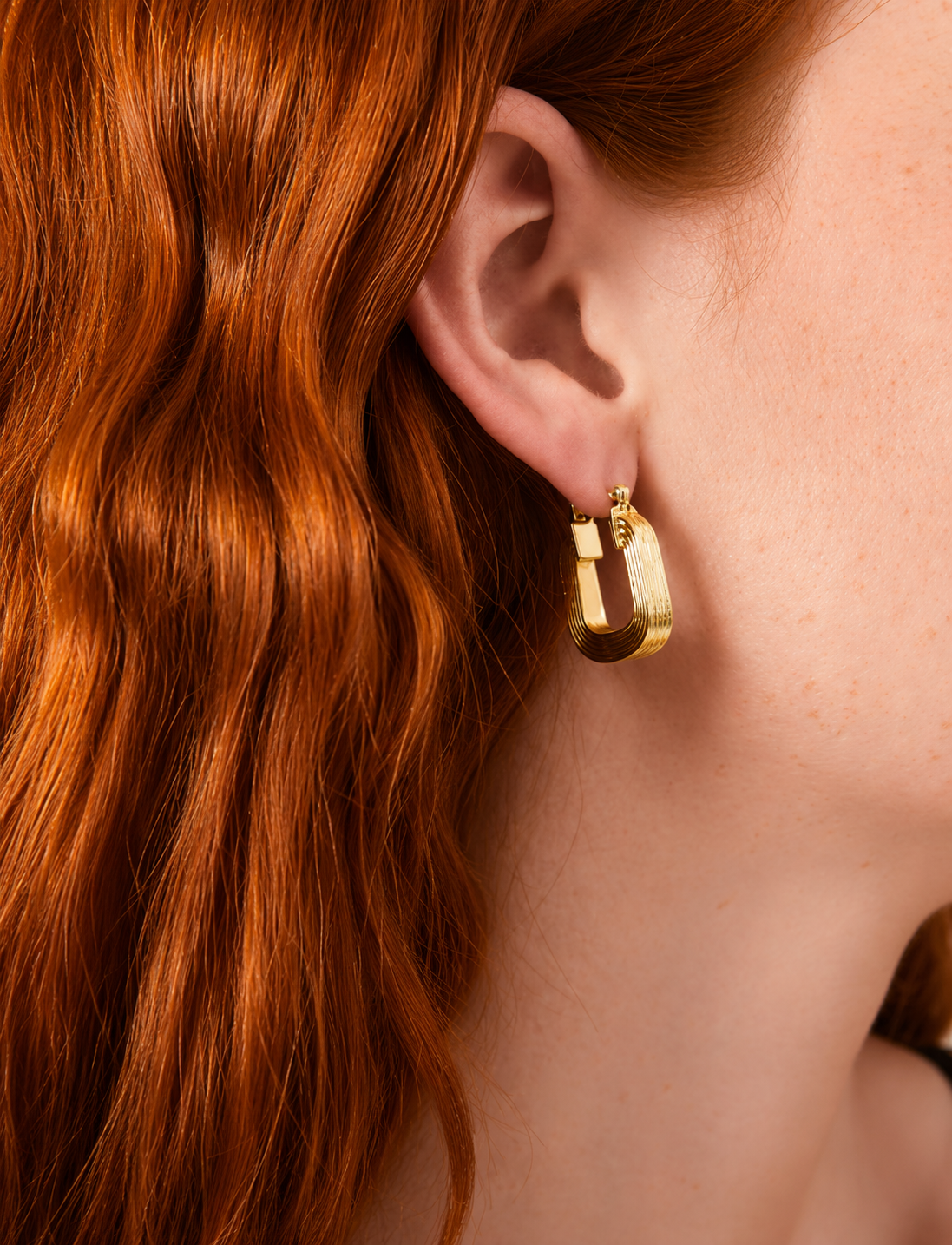 Geometric Hoop Earrings