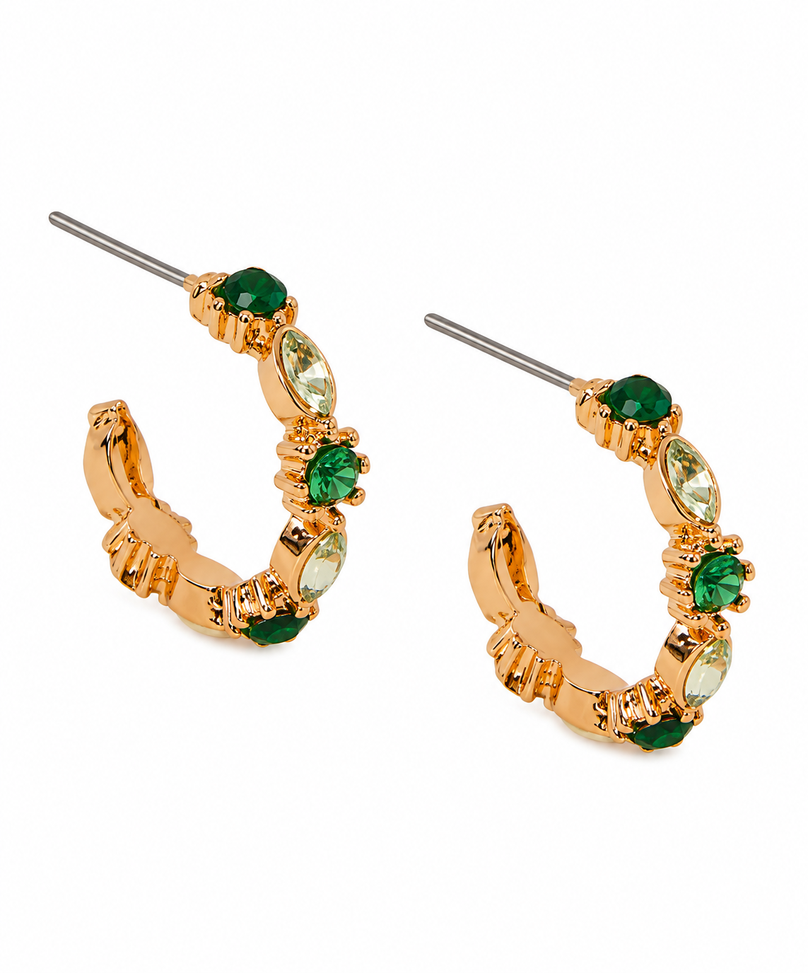 Circular Half Hoop Earrings