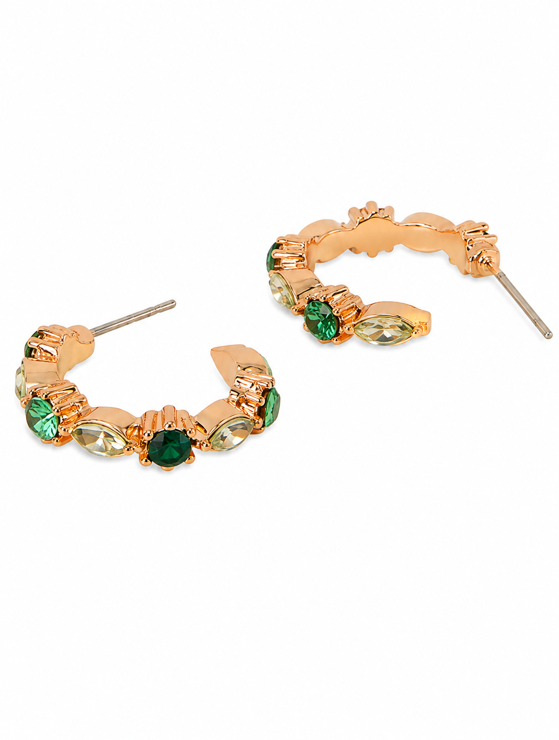 Circular Half Hoop Earrings