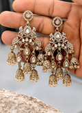 Geometric Jhumkas Earrings