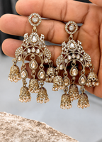 Geometric Jhumkas Earrings