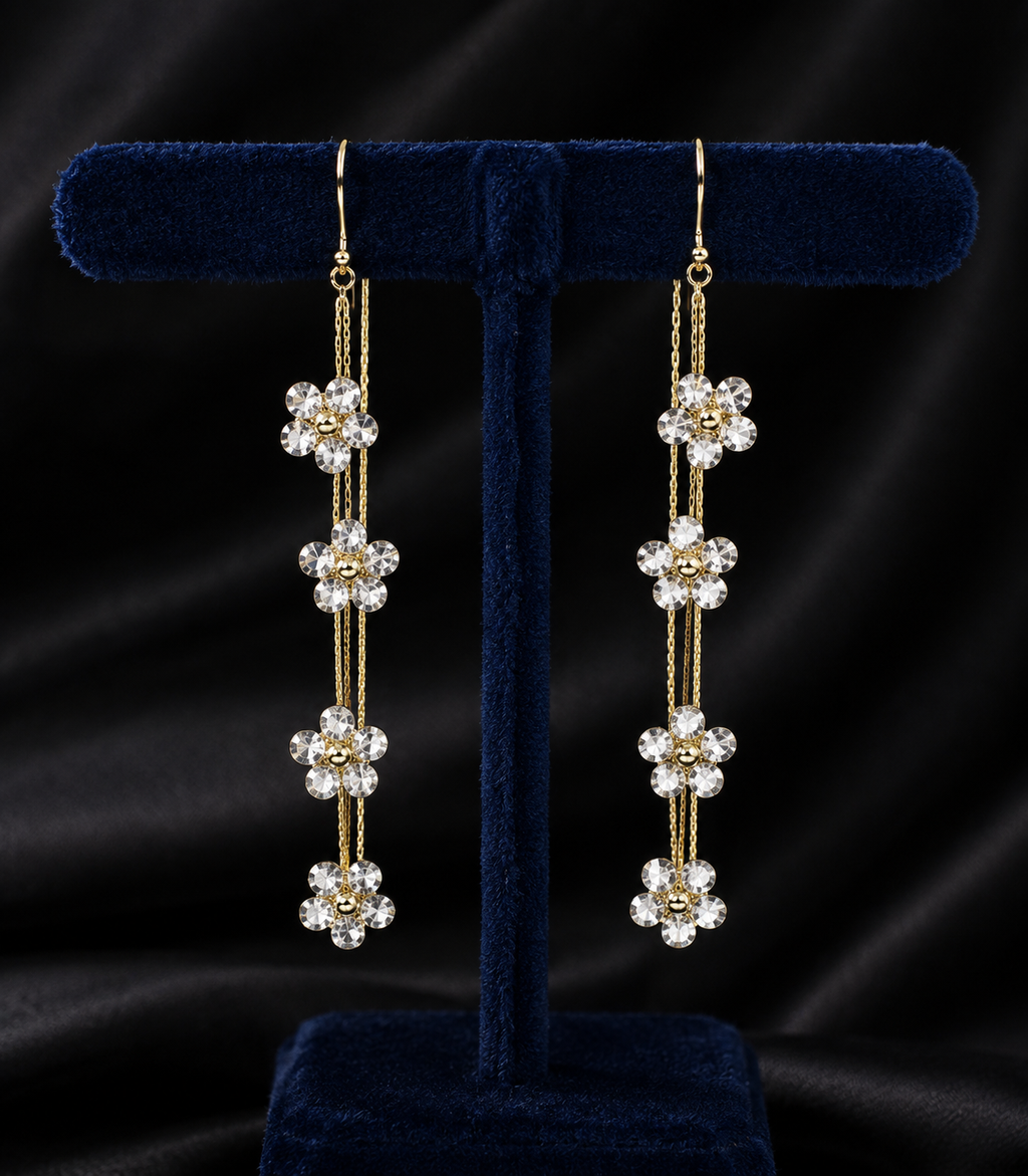 Floral Drop Earrings