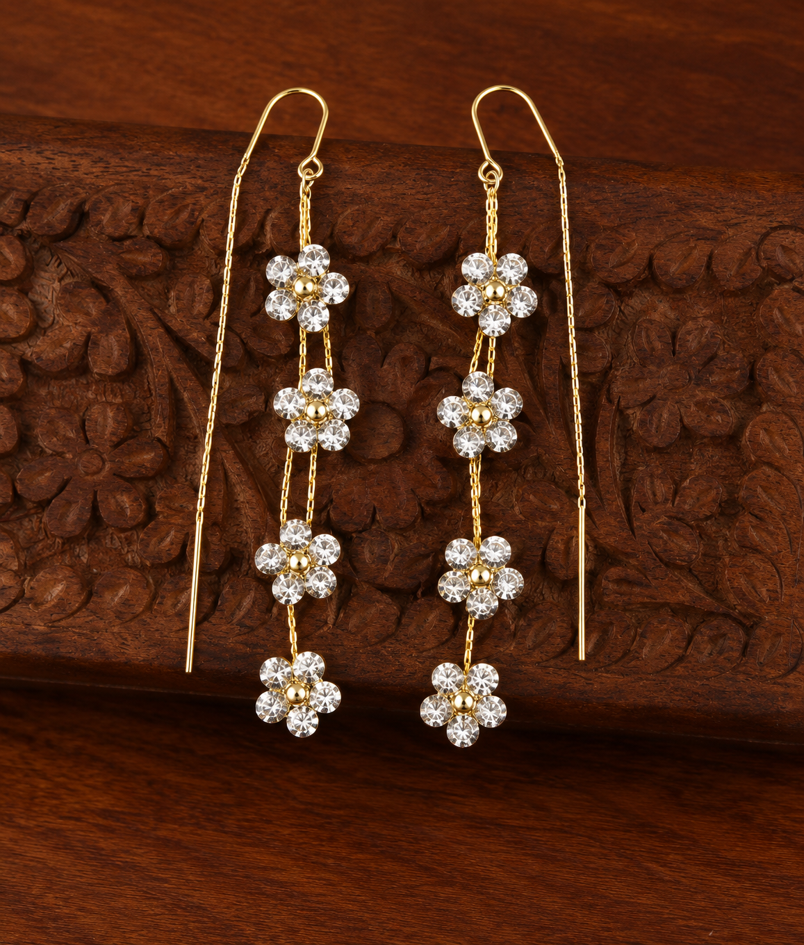 Floral Drop Earrings