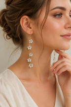 Floral Drop Earrings