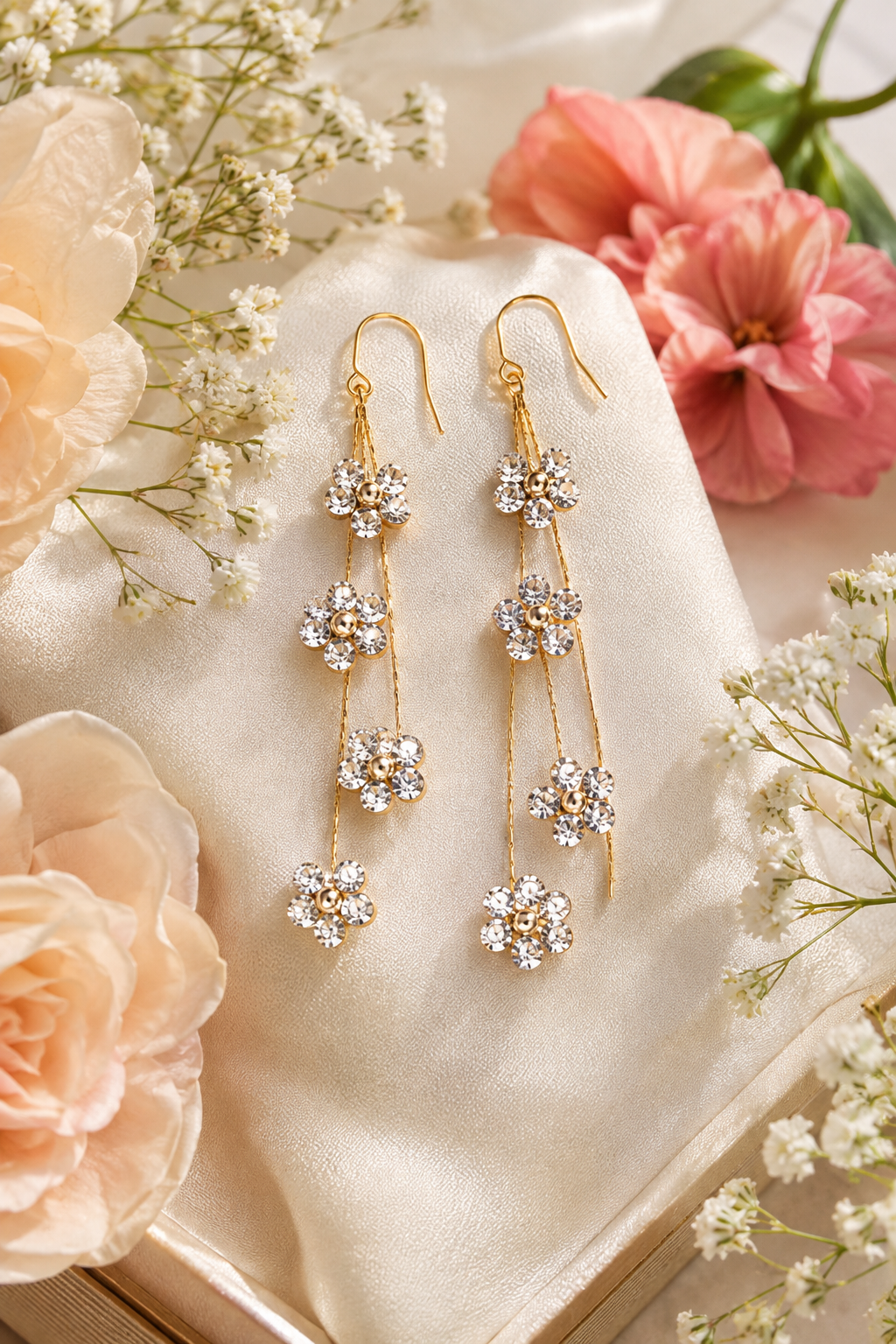Floral Drop Earrings