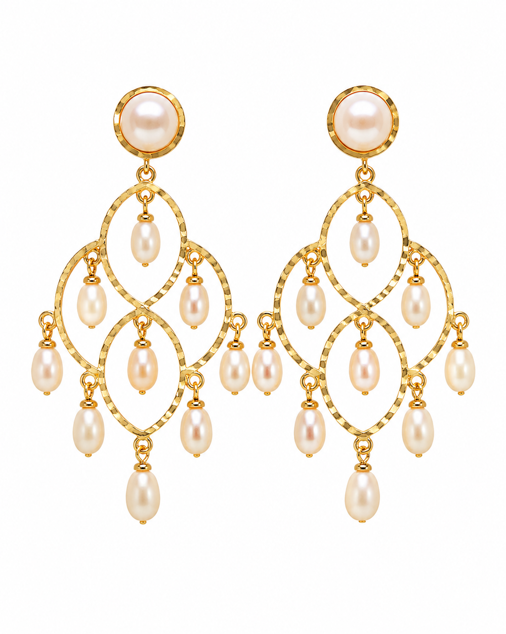 Geometric Drop Earrings