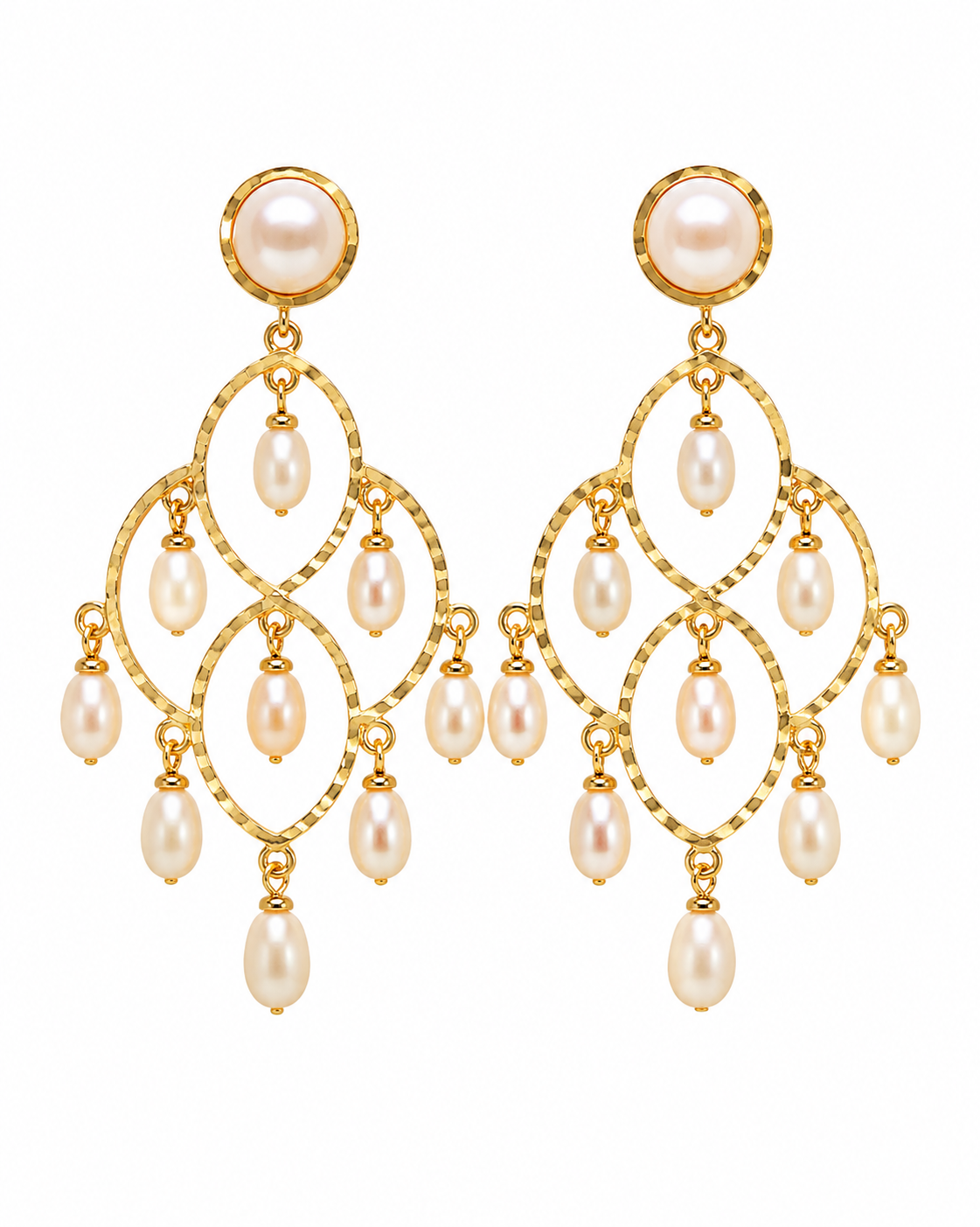 Geometric Drop Earrings