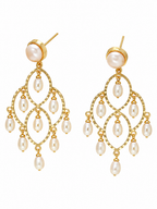 Geometric Drop Earrings