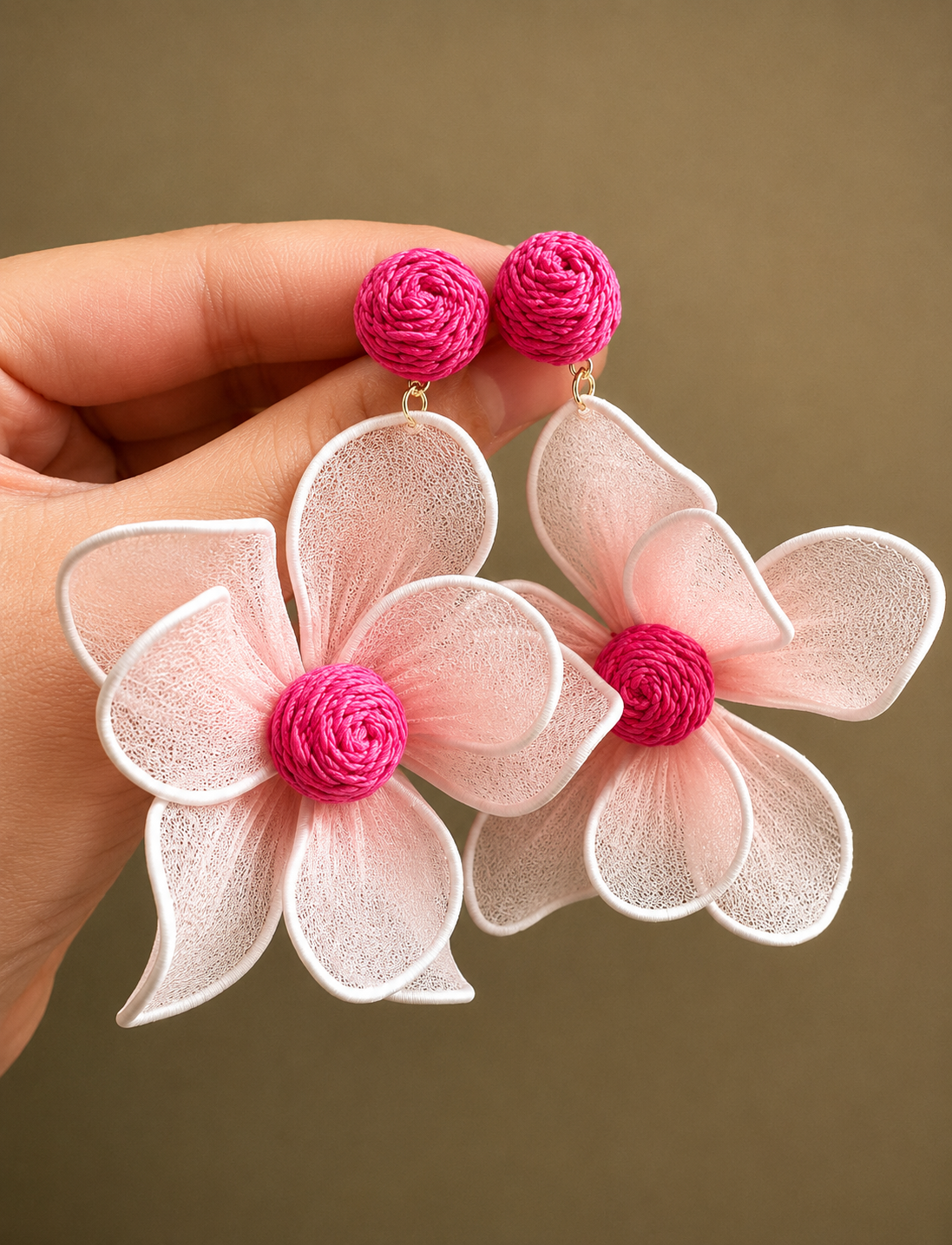 Floral Drop Earrings