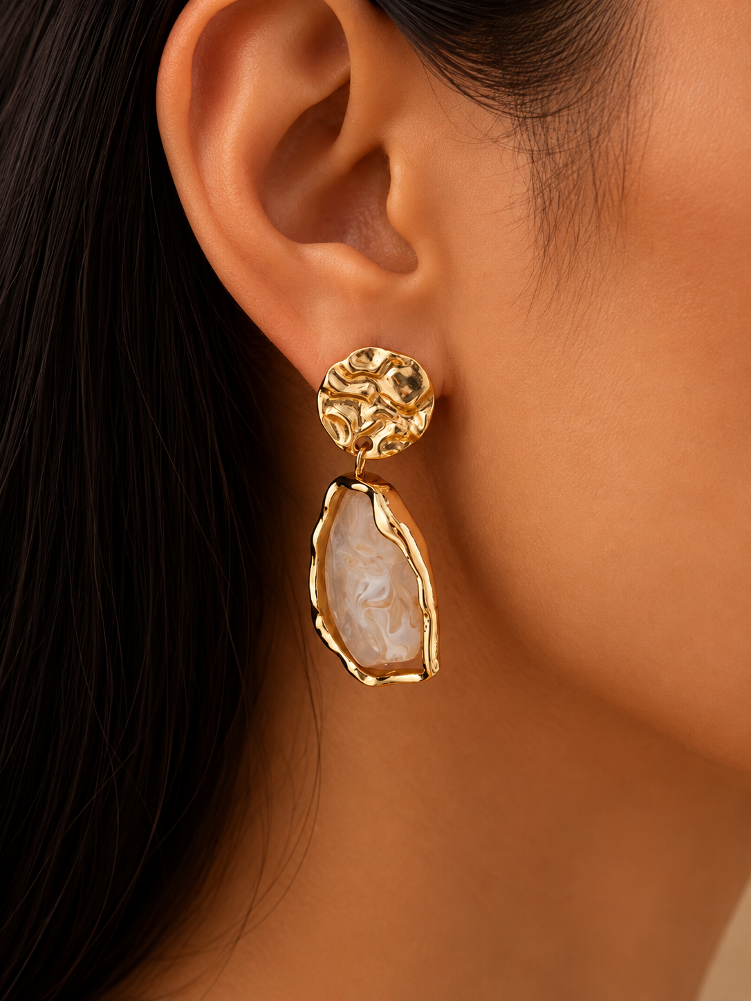 Geometric Drop Earrings