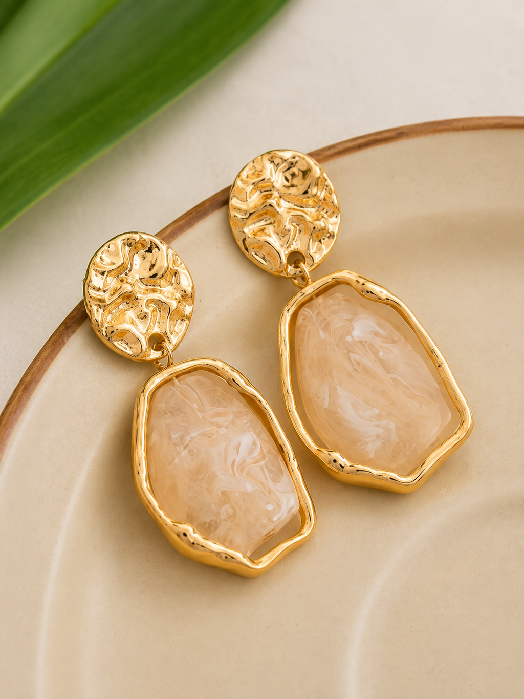 Geometric Drop Earrings