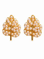 Leaf Shaped Studs Earrings