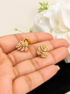 Leaf Shaped Studs Earrings