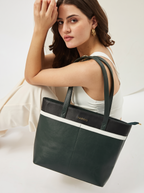 Stride Green Tote Bag for Women