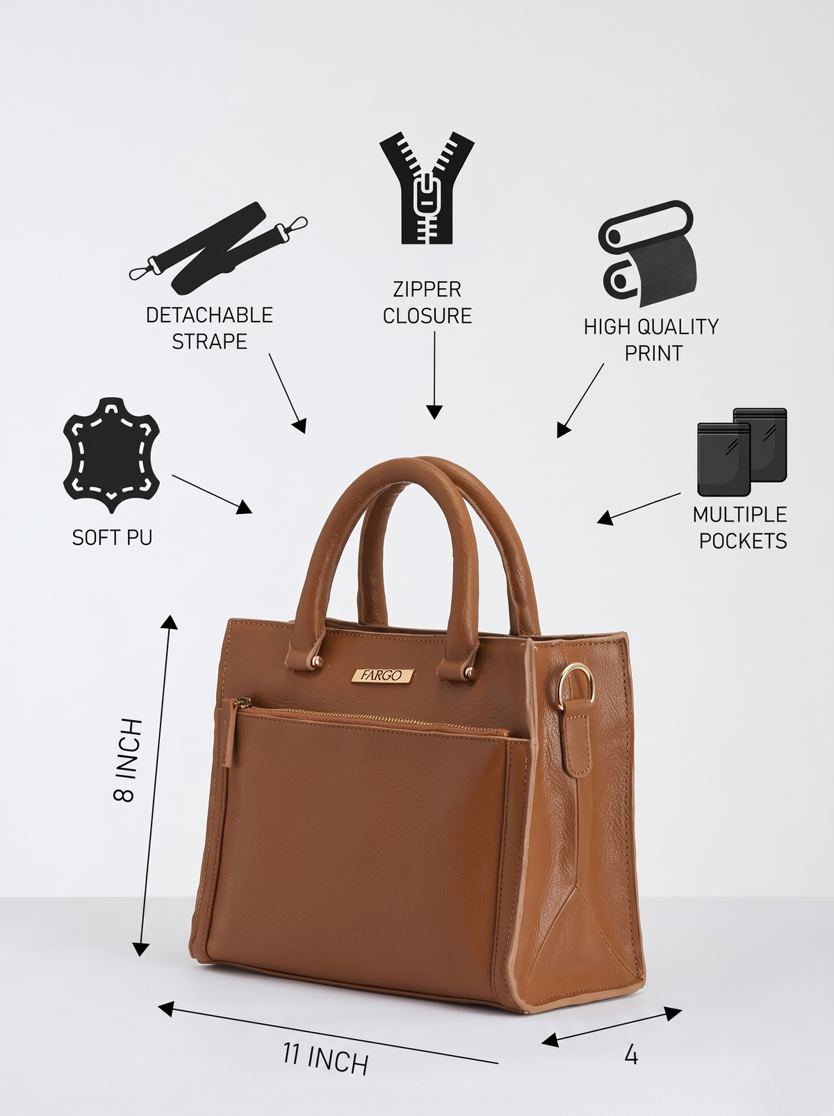 Nova Tan Handbag For Women