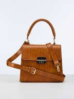 Dynasty Croco Handbag for Women