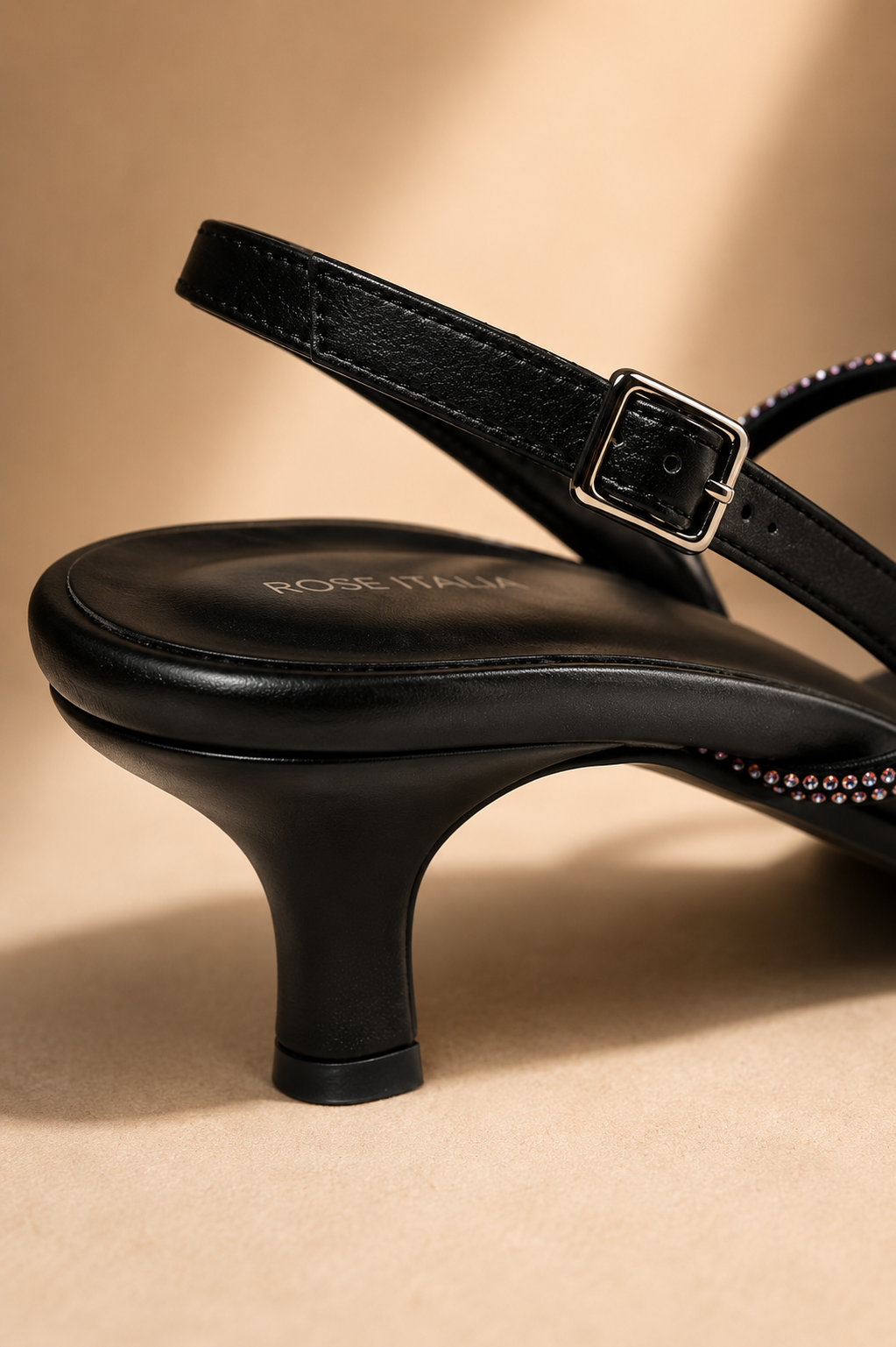Embellished Kitten Heels