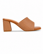 Women Brown Block Heels